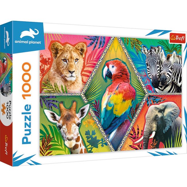 PUZZLE TREFL 1000 ANIMALE EXOTICE VIV10671