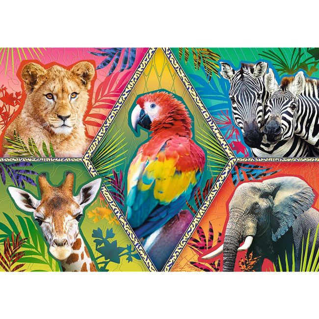 PUZZLE TREFL 1000 ANIMALE EXOTICE VIV10671