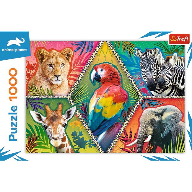 PUZZLE TREFL 1000 ANIMALE EXOTICE VIV10671