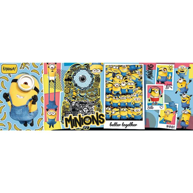 PUZZLE TREFL 1000 PANORAMA MINIONII VIV29049