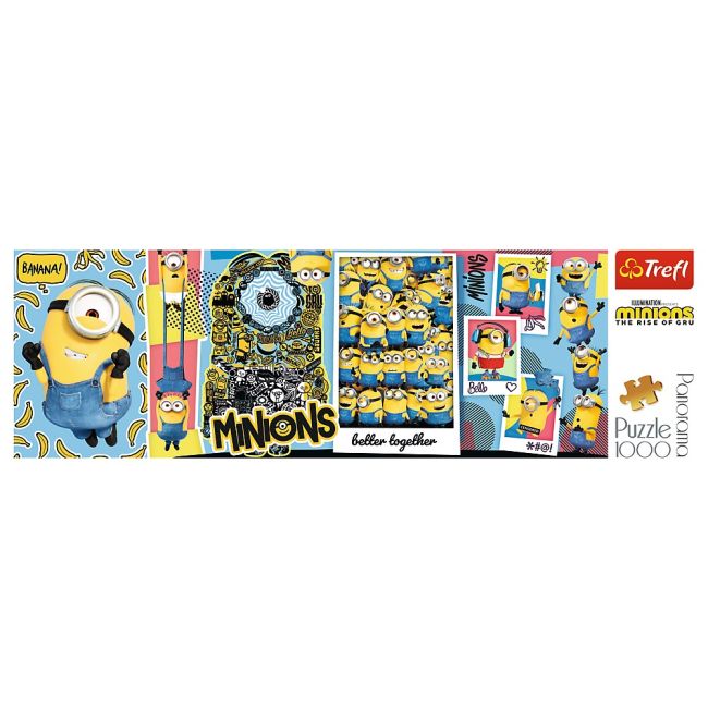 PUZZLE TREFL 1000 PANORAMA MINIONII VIV29049