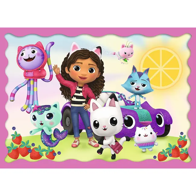 PUZZLE TREFL 4IN1 GABBYS DOLLHOUSE AVENTURILE LUI GABBY VIV34620