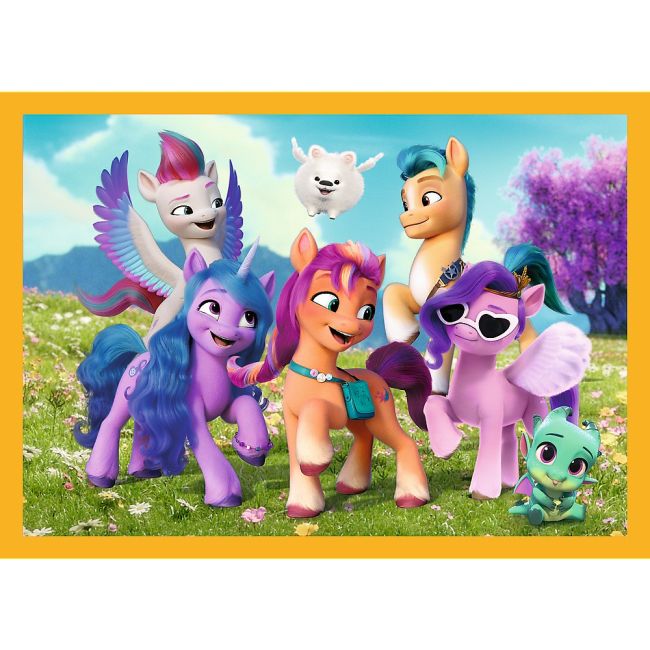 PUZZLE TREFL 4IN1 MY LITTLE PONY SA CUNOASTEM PONEII VIV34624