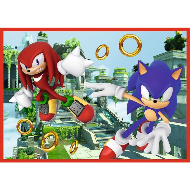 PUZZLE TREFL 4IN1 SONIC AVENTURILE LUI SONIC VIV34625