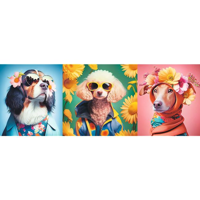 PUZZLE TREFL 500 PANORAMA SAPTAMANA MODEI CATEILOR VIV29517