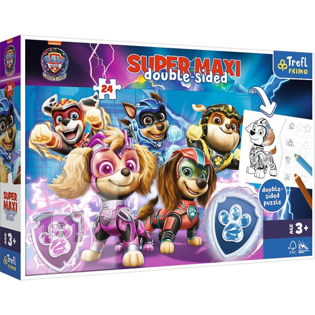 PUZZLE TREFL PRIMO 24 SUPER MAXI PATRULA CATELUSILOR ECHIPA IN ACTIUNE VIV41016