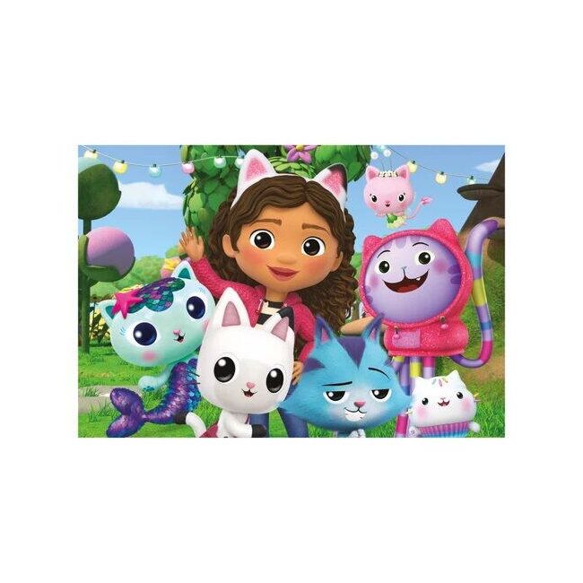 Puzzle - casa de papusi a lui gabby (24 piese)