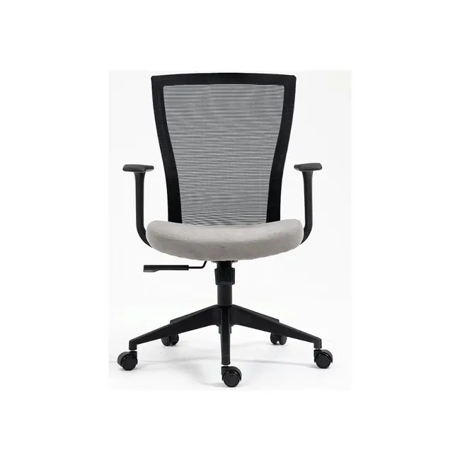 Scaun birou egonomic sl q328, mesh, inaltime reglabila, roti pivotante, cadru polipropilena, 136 kg, negru/gri drm10257