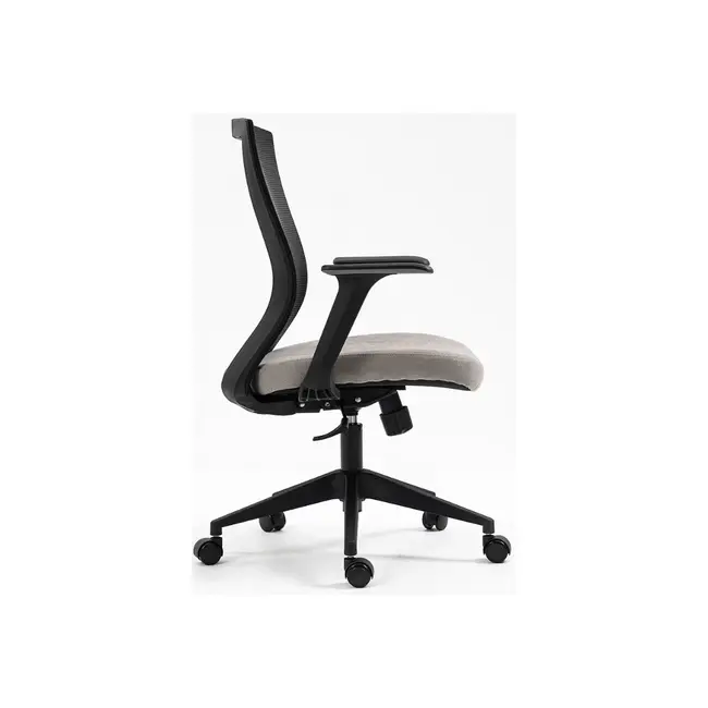 Scaun birou egonomic sl q328, mesh, inaltime reglabila, roti pivotante, cadru polipropilena, 136 kg, negru/gri drm10257