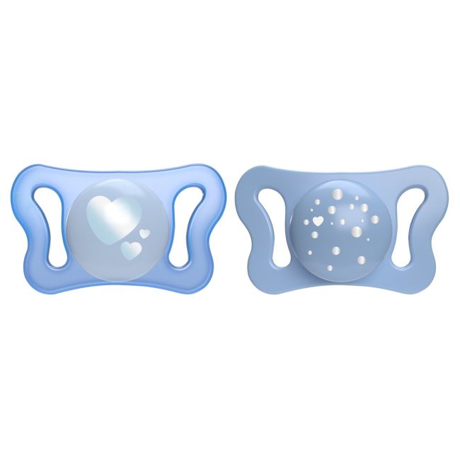 Suzeta Chicco PhysioForma Micro, 2 bucati, blue, 0-2luni CHC75126-7_BLUE