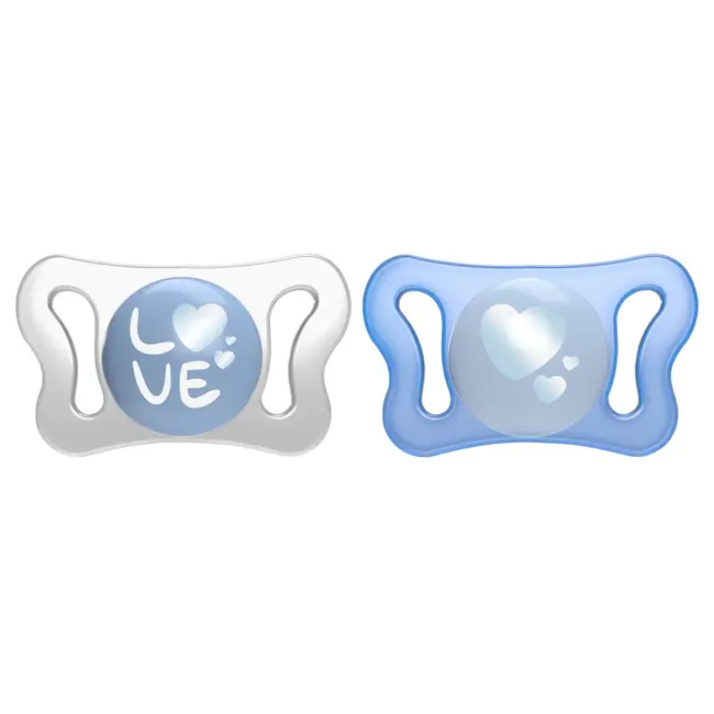 Suzeta Chicco PhysioForma Micro, 2 bucati, blue, 0-2luni CHC75126-7_BLUE