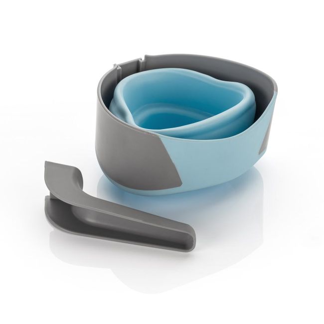 Cana pliabila pentru clatit si spalat parul bebelusului MyHappyBath Cup, fara BPA, 0+ luni, Reer 76082