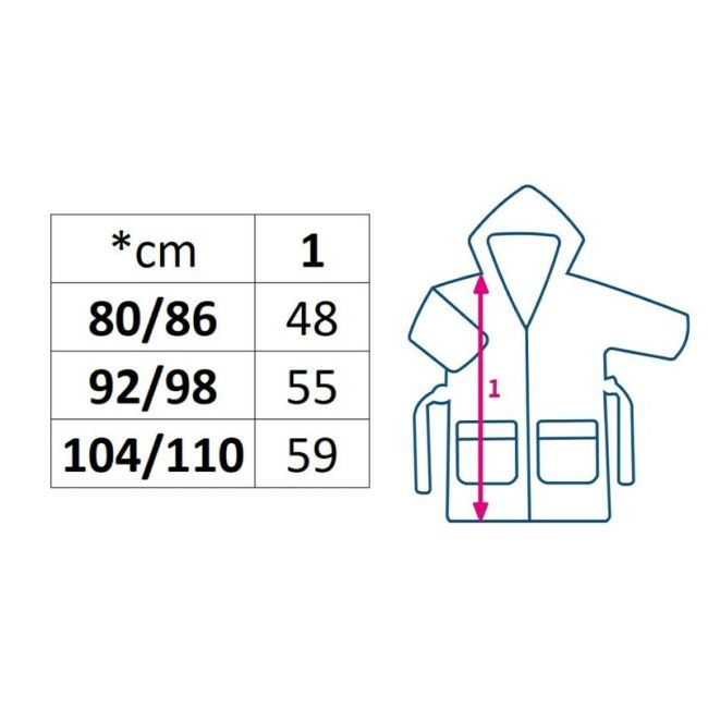 Halat de baie pentru copii, Cu buzunare, Cu cordon, Marime 80/86, Dim bumbac 100%, New Baby, Comfortably pink BYN53710
