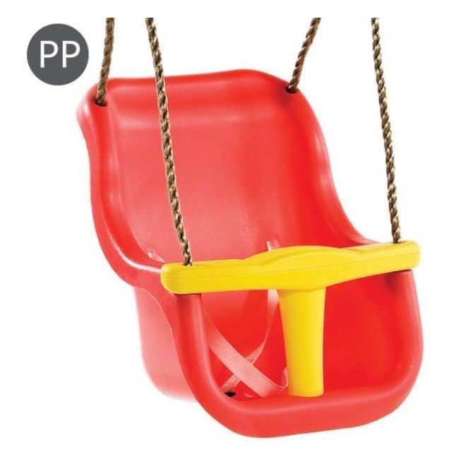 Leagan baby seat luxe culoare: rosu/galben, franghie: pp 10 kb131001001001