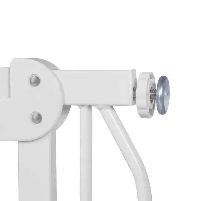 Lionelo - Poarta de siguranta prin presiune Truus Slim, 105 cm, Conform cu standardul europeane de securitate EN1930, Gri/Natur BYNLO-TRUUS_SLIM_WHITE_NATURAL