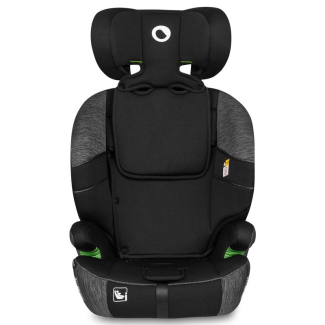 Lionelo - Scaun auto, Levi One i-Size, Universal, Instalare FWF, Cu tetiera reglabila in 10 pozitii, Cu spatar detasabil, 76-150 cm, Conform cu R129, Gri BYNLO-LEVI_ONE_I-SIZE_BLACK_GREY