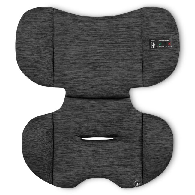 Lionelo - Scaun auto, Levi One i-Size, Universal, Instalare FWF, Cu tetiera reglabila in 10 pozitii, Cu spatar detasabil, 76-150 cm, Conform cu R129, Gri BYNLO-LEVI_ONE_I-SIZE_BLACK_GREY