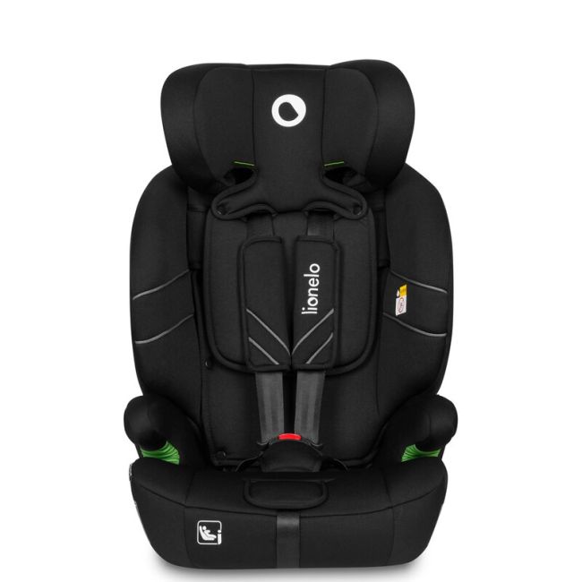 Lionelo - Scaun auto, Levi One i-Size, Universal, Instalare FWF, Cu tetiera reglabila in 10 pozitii, Cu spatar detasabil, 76-150 cm, Conform cu R129, Negru BYNLO-LEVI_ONE_I-SIZE_BLACK_CARBON
