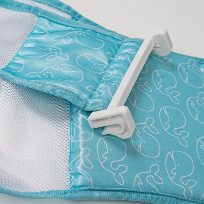 Plasa de baie pentru cadita bebelusului MyHappyBath Sling, reglabila, fara BPA, 0+ luni, Reer 76072