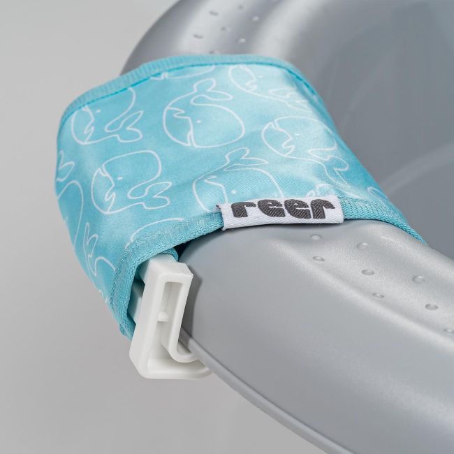 Plasa de baie pentru cadita bebelusului MyHappyBath Sling, reglabila, fara BPA, 0+ luni, Reer 76072