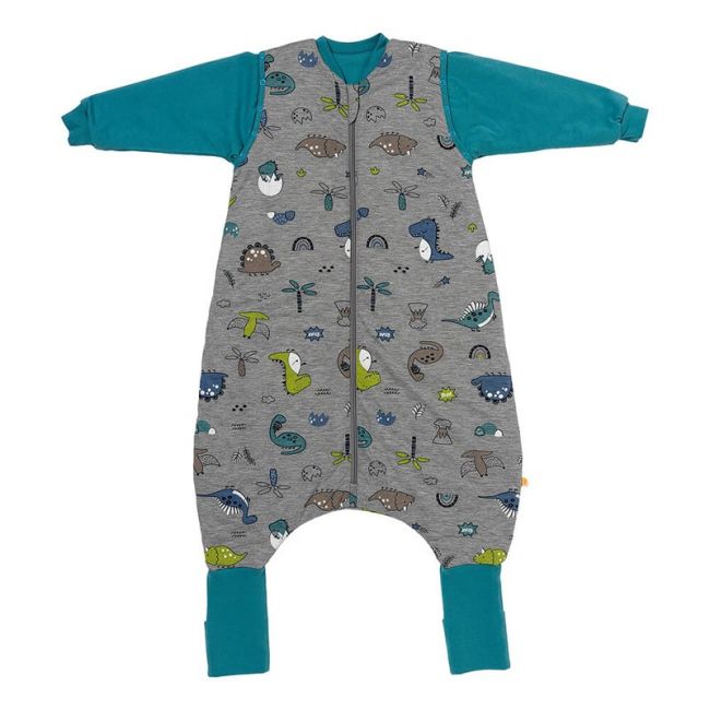 Sac de dormit cu picioruse si maneca lunga detasabila Dinosaur 100 cm + manseta 2.5 Tog BBXCJ903-25FSN