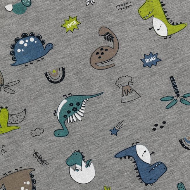Sac de dormit cu picioruse si maneca lunga detasabila Dinosaur 80 cm + manseta 2.5 Tog BBXCJ901-25FSN