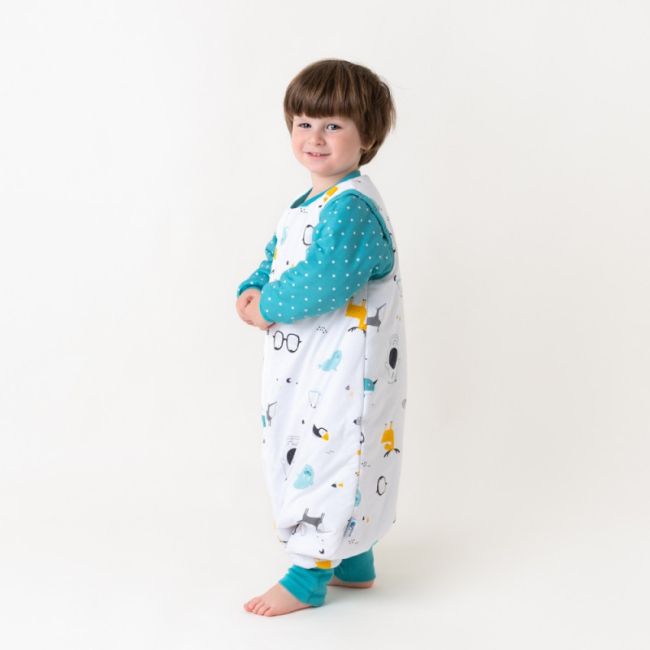 Sac de dormit cu picioruse si maneca lunga detasabila Polar Pals 130 cm + manseta 2.5 Tog BBXCJ966-25FSN