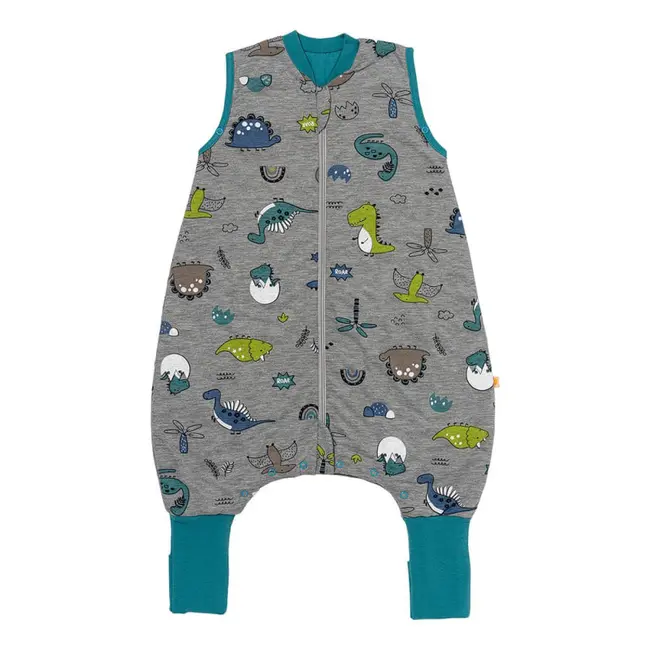 Sac de dormit cu picioruse si talpa antiderapanta Dinosaur 60 cm + manseta 1.0 Tog BBXCJ907-10FN