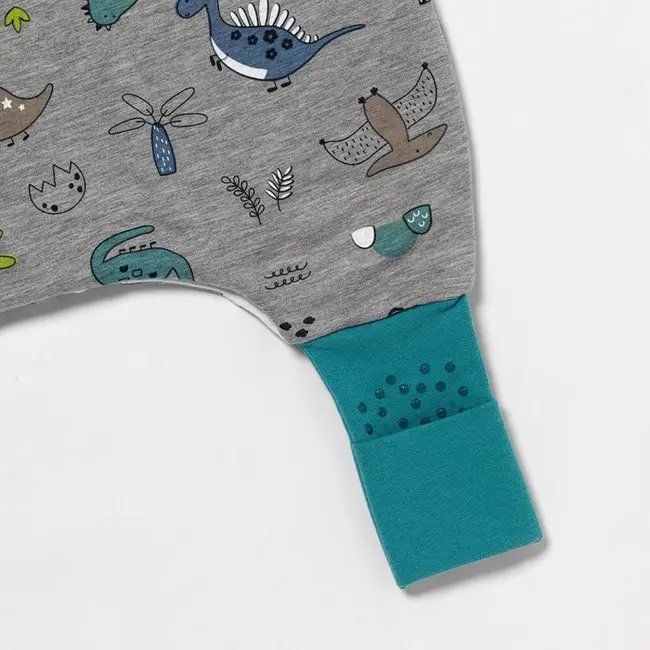 Sac de dormit cu picioruse si talpa antiderapanta Dinosaur 60 cm + manseta 1.0 Tog BBXCJ907-10FN