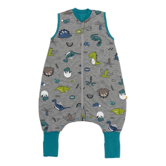 Sac de dormit cu picioruse si talpa antiderapanta Dinosaur 70 cm + manseta 1.0 Tog BBXCJ900-10FN