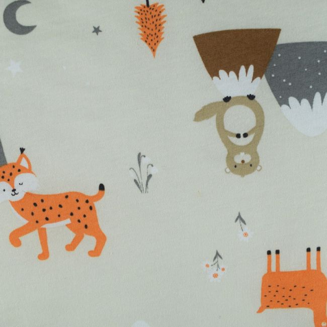 Sac de dormit cu picioruse si talpa antiderapanta Mountain Animals 100 cm + manseta 1.0 Tog BBXCJ773-10FN