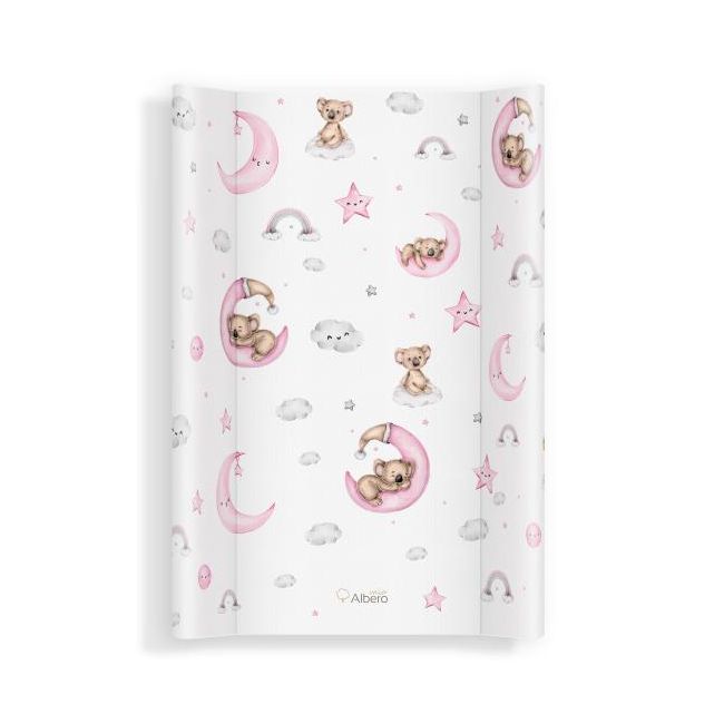 Saltea de infasat bebe cu intaritura 70x47,5 C008 Heaven world Pink 00082012
