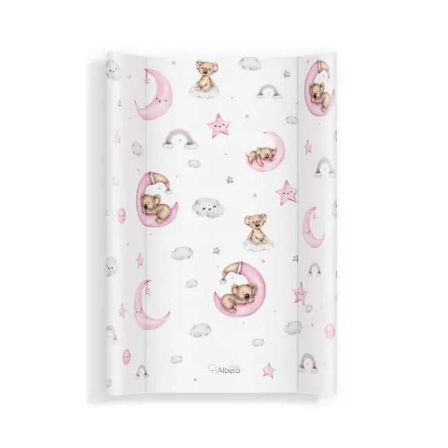 Saltea de infasat bebe cu intaritura 70x47,5 C008 Heaven world Pink 00082012