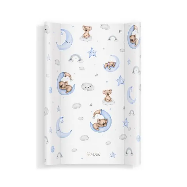 Saltea de infasat bebe cu intaritura 70x47,5 C009 Heaven world Blue 00082013