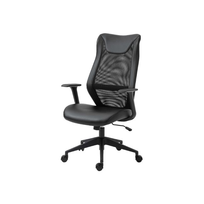 Scaun birou egonomic sl q346, mesh, inaltime reglabila, roti pivotante, cadru polipropilena, 136 kg, negru drm10260