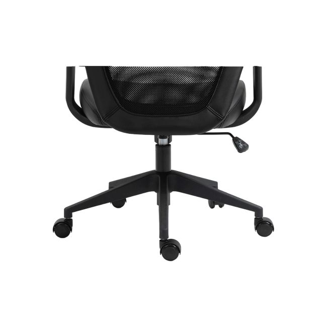 Scaun birou egonomic sl q346, mesh, inaltime reglabila, roti pivotante, cadru polipropilena, 136 kg, negru drm10260