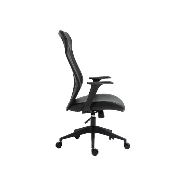 Scaun birou egonomic sl q346, mesh, inaltime reglabila, roti pivotante, cadru polipropilena, 136 kg, negru drm10260