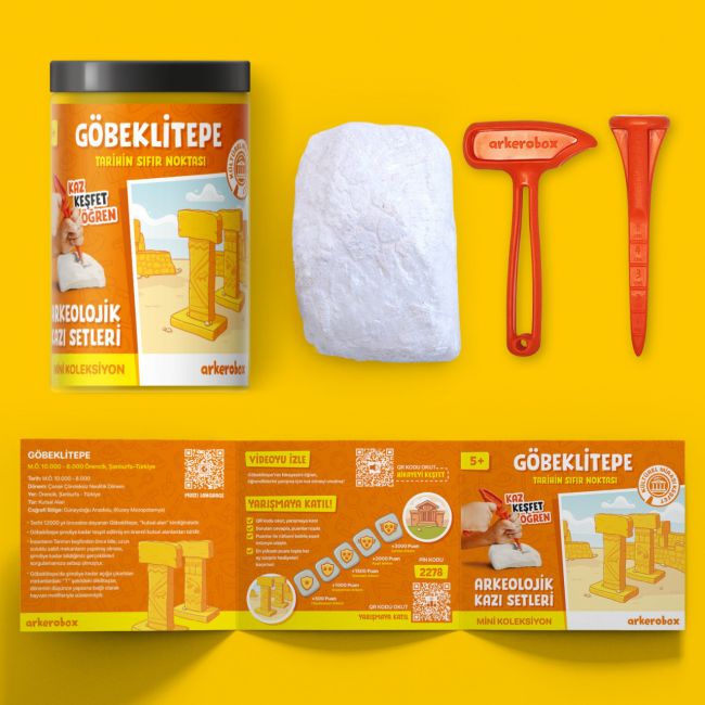 Arkerobox - Mini set arheologic educational si puzzle 3D, Gobekli Tepe JEMARK25605