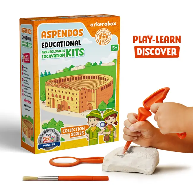 Arkerobox - Set arheologic educational si puzzle 3D, Aspendos JEMARK2407