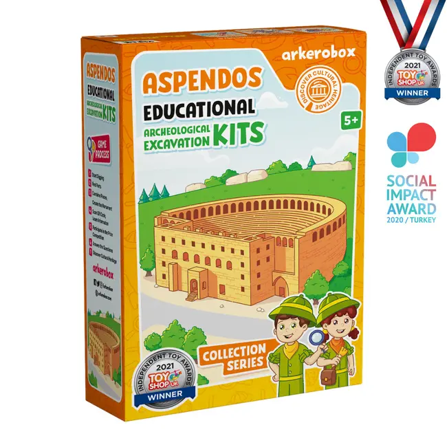 Arkerobox - Set arheologic educational si puzzle 3D, Aspendos JEMARK2407