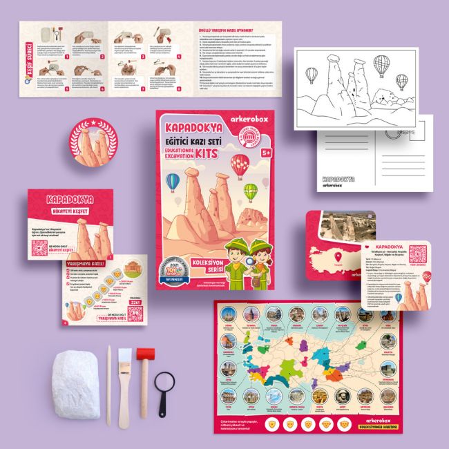 Arkerobox - Set arheologic educational si puzzle 3D, Cappadocia JEMARK2261