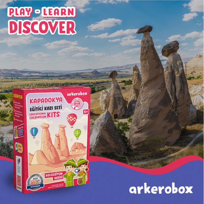 Arkerobox - Set arheologic educational si puzzle 3D, Cappadocia JEMARK2261