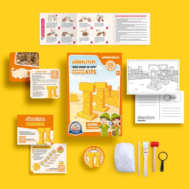 Arkerobox - Set arheologic educational si puzzle 3D, Gobekli Tepe JEMARK2278