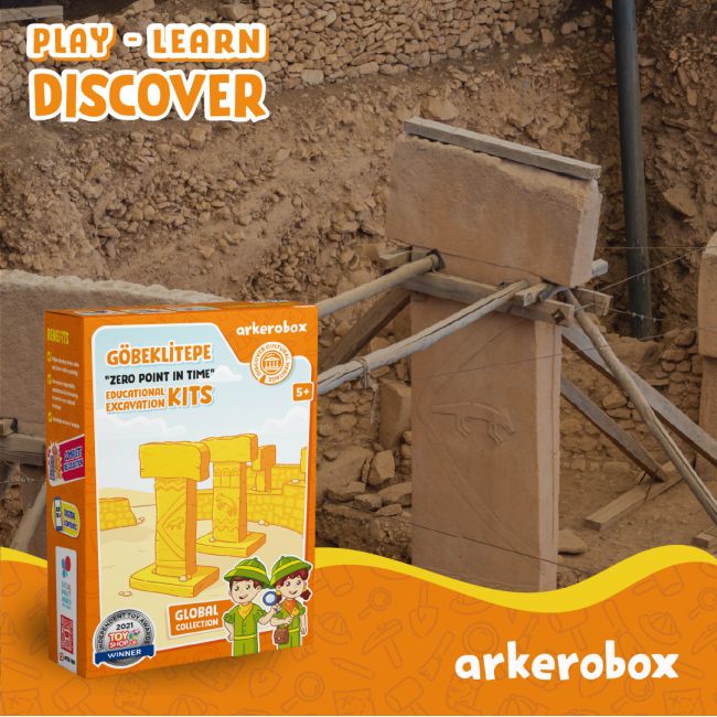 Arkerobox - Set arheologic educational si puzzle 3D, Gobekli Tepe JEMARK2278