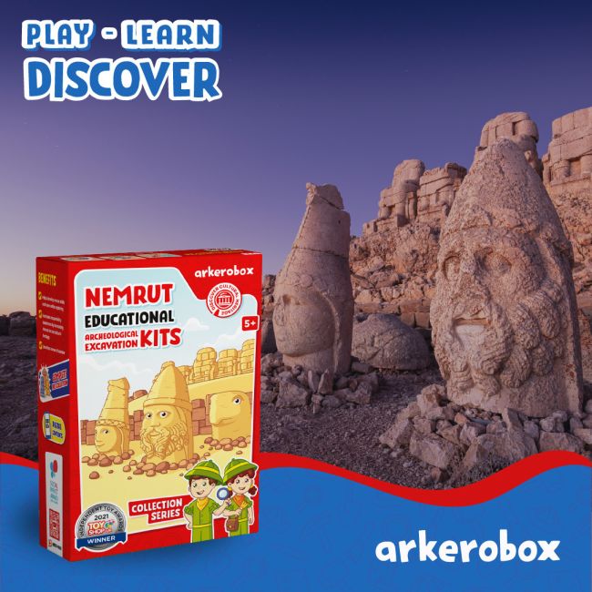Arkerobox - Set arheologic educational si puzzle 3D, Nemrut JEMARK2285
