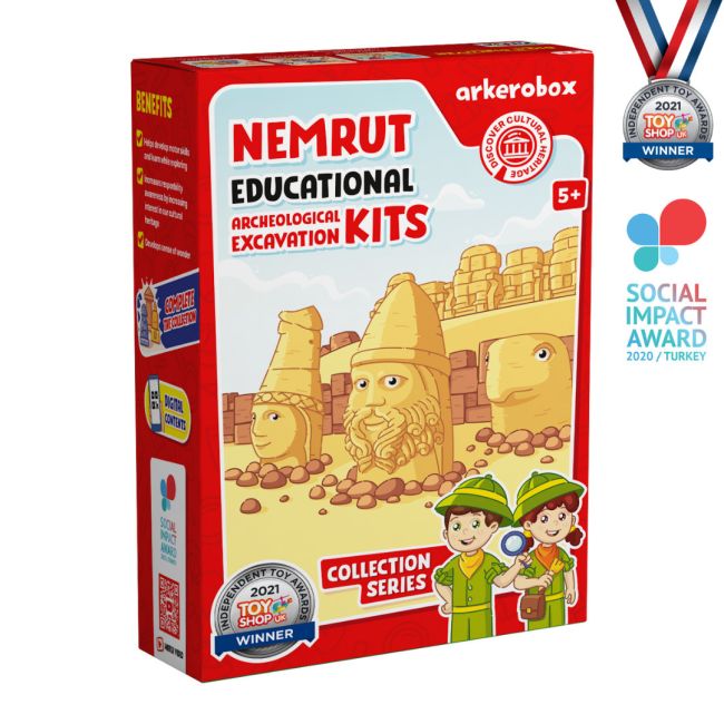 Arkerobox - Set arheologic educational si puzzle 3D, Nemrut JEMARK2285