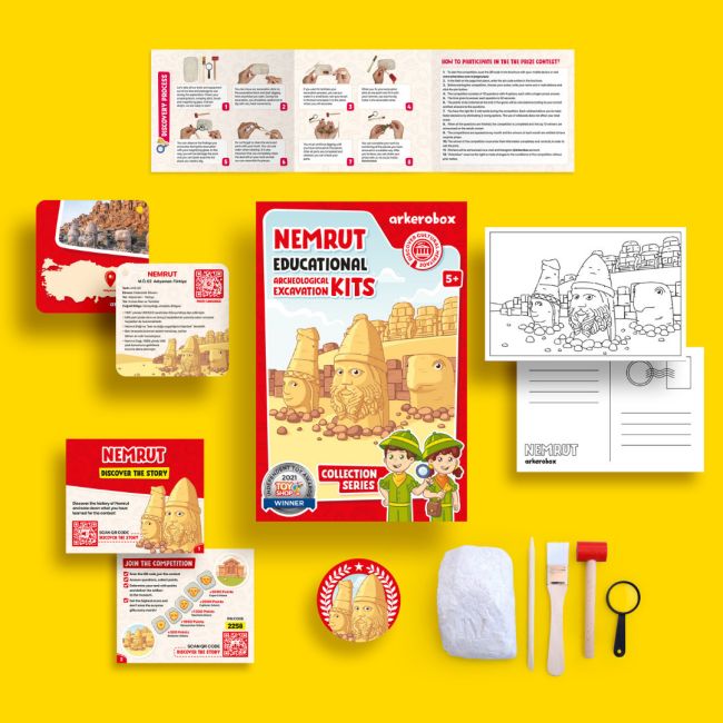 Arkerobox - Set arheologic educational si puzzle 3D, Nemrut JEMARK2285