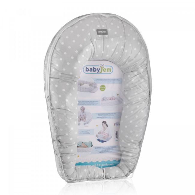BabyNest/ Saltea reductor 5 in 1 BabyJem Cushion (Culoare: Antracit) JEMbj_5258