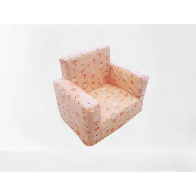 Fotoliu din burete pentru copii MyKids Dancing Bunny Pink 00086827