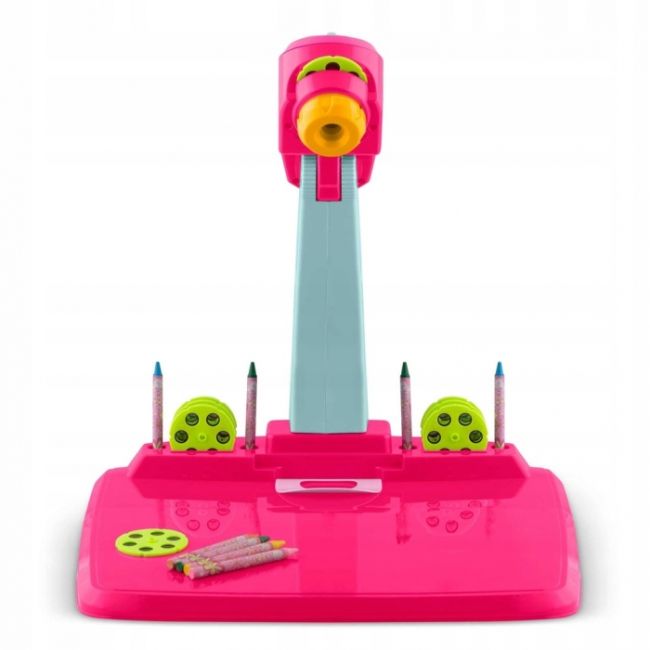 Proiector pentru desene cu accesorii incluse ricokids 772000 - roz edeedi772000